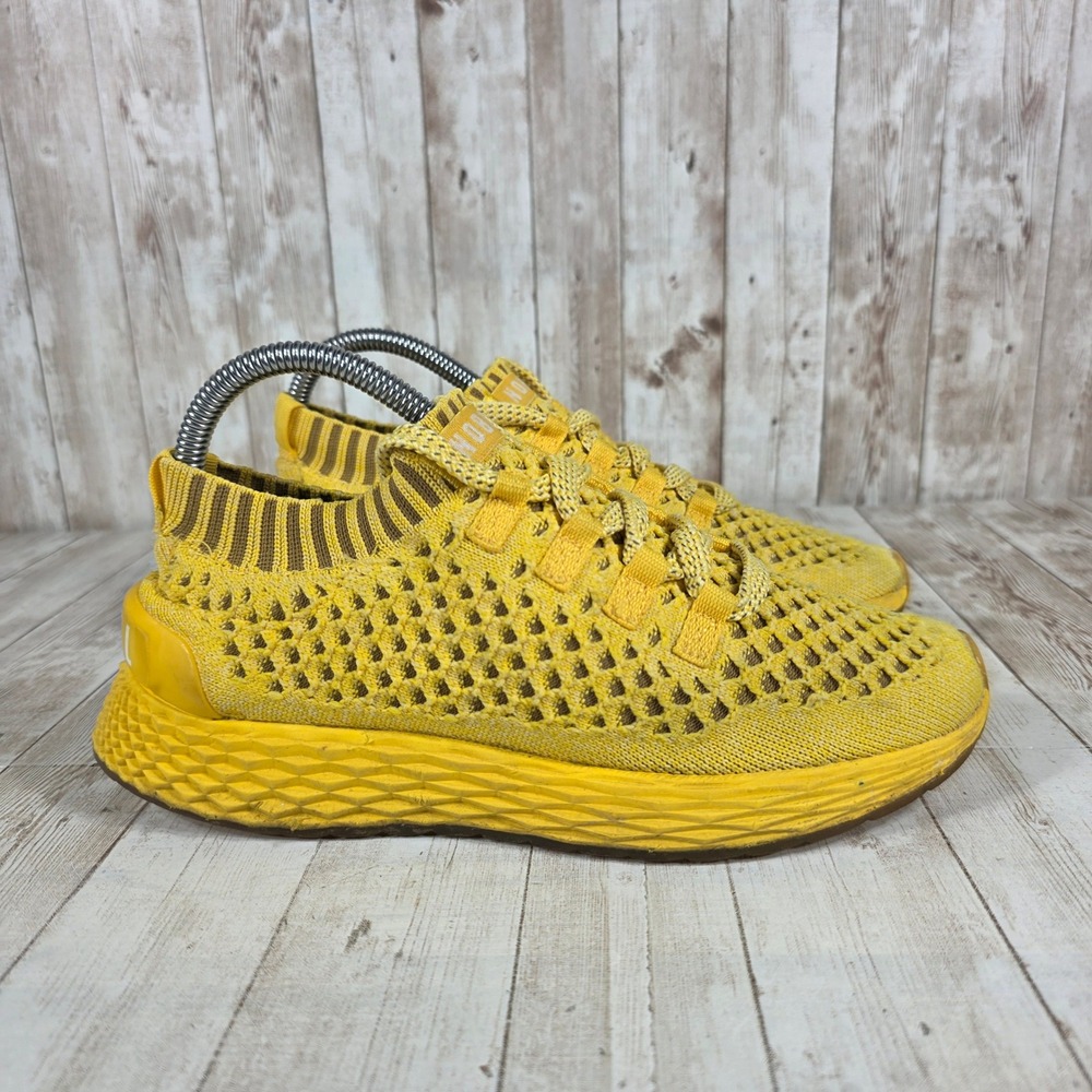NOBULL Yellow Knit Trainer‎ Shoes Women Size M 5.5 6.5 7 38